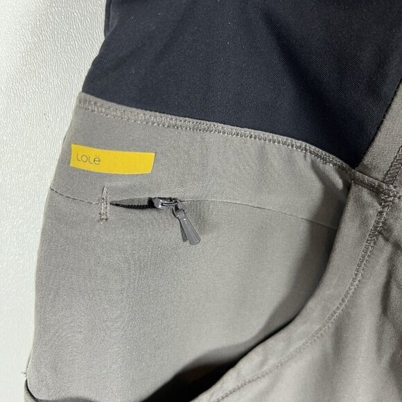 Lole women’s size Medium‎ gray and black activewear drawstring pants sustainable - Picture 5 of 9